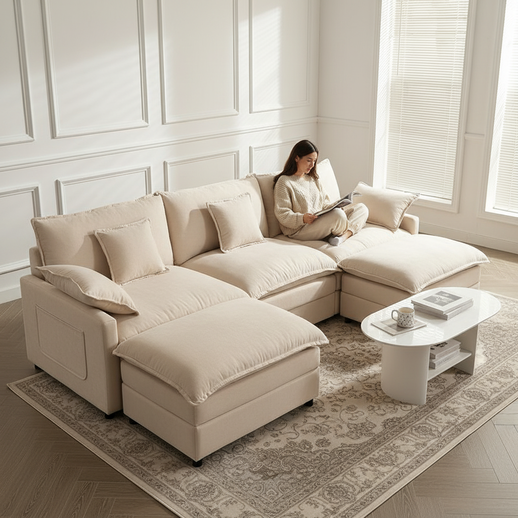 NIMBUS Cloud Couch in a modern living room